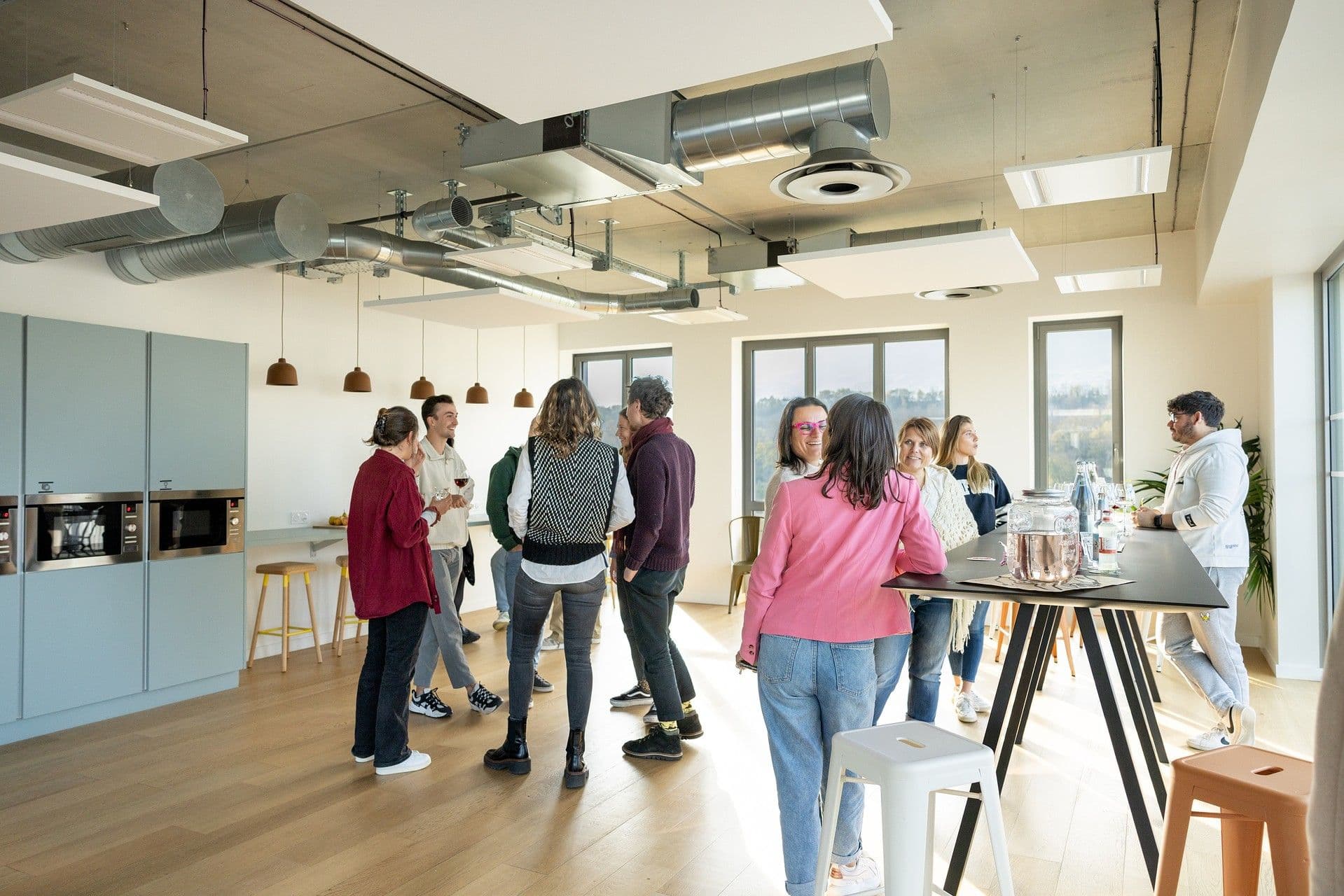 Cafeteria espaces communs Technolac Chambéry Aix-les-Bains