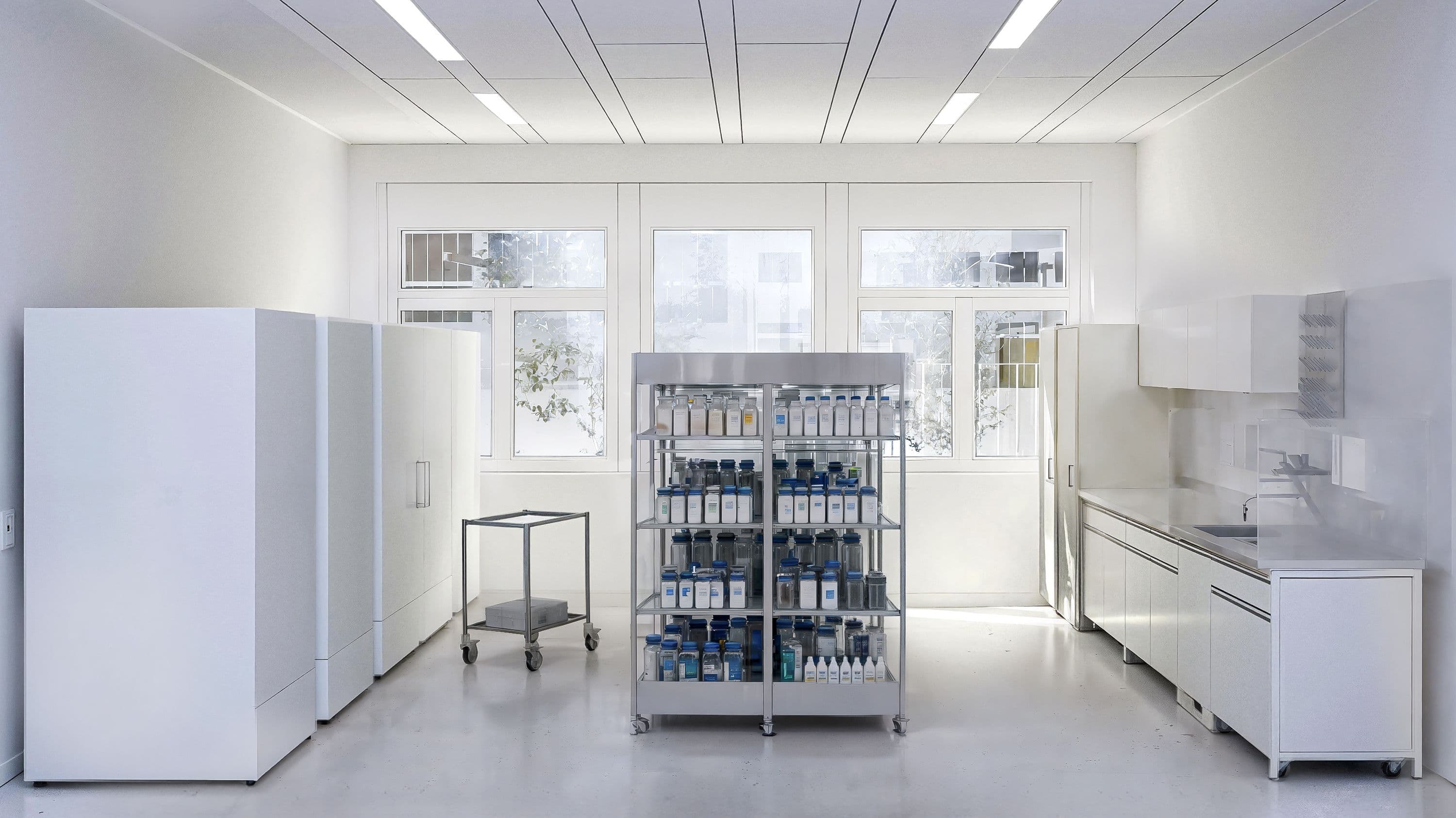 espace de stockage laboratoire