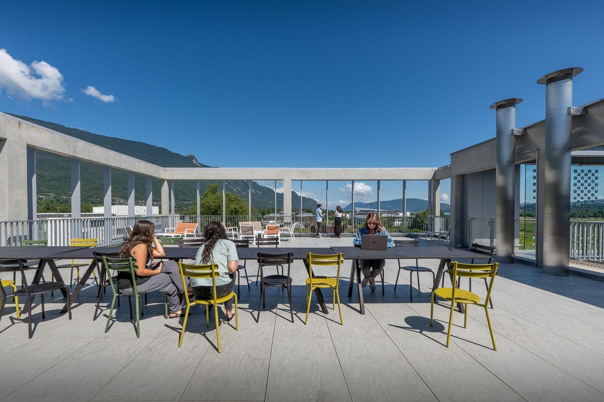 terrasse rooftop coworking chambery Savoie