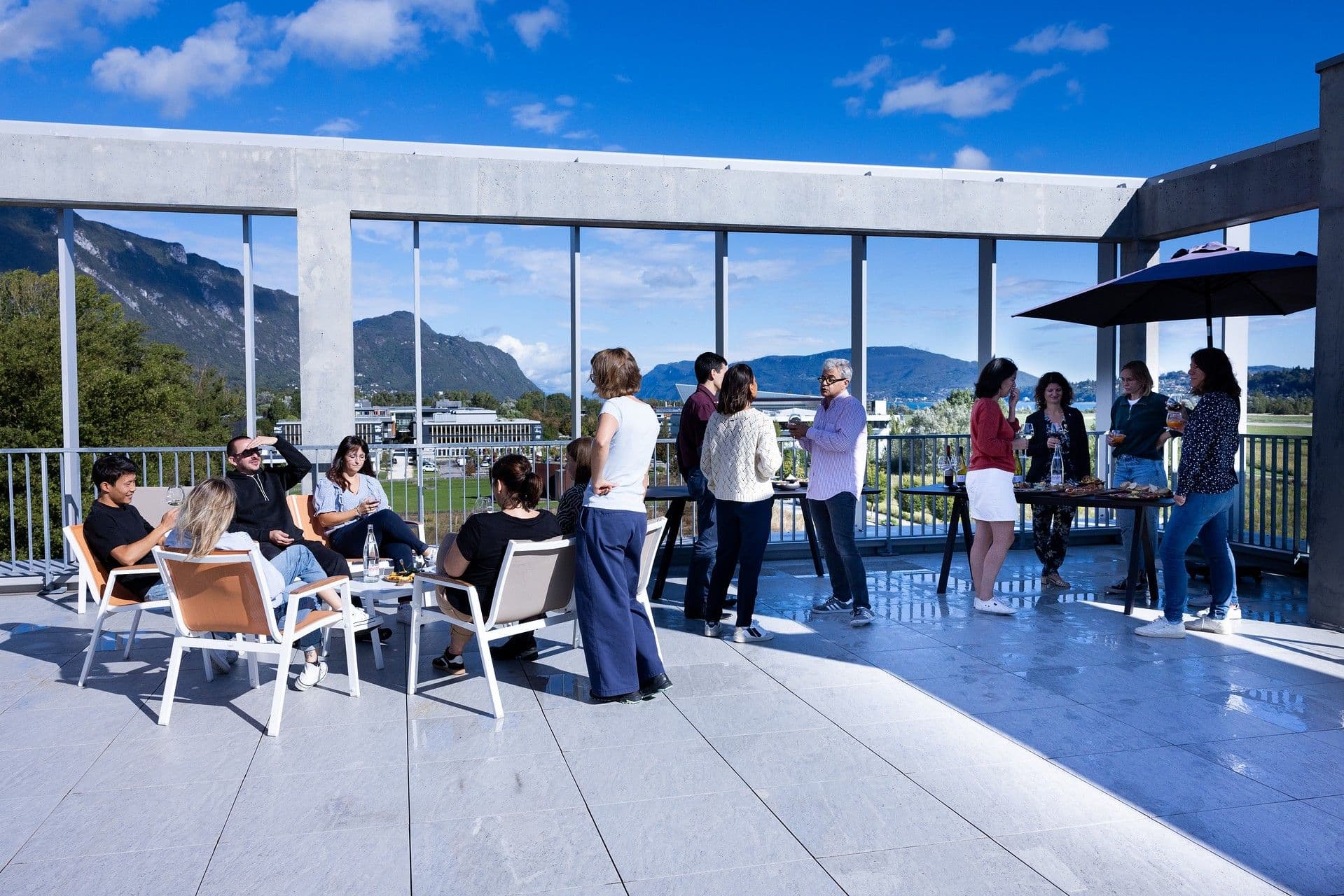 Evenementiel afterwork Terrasse panoramique Technolac